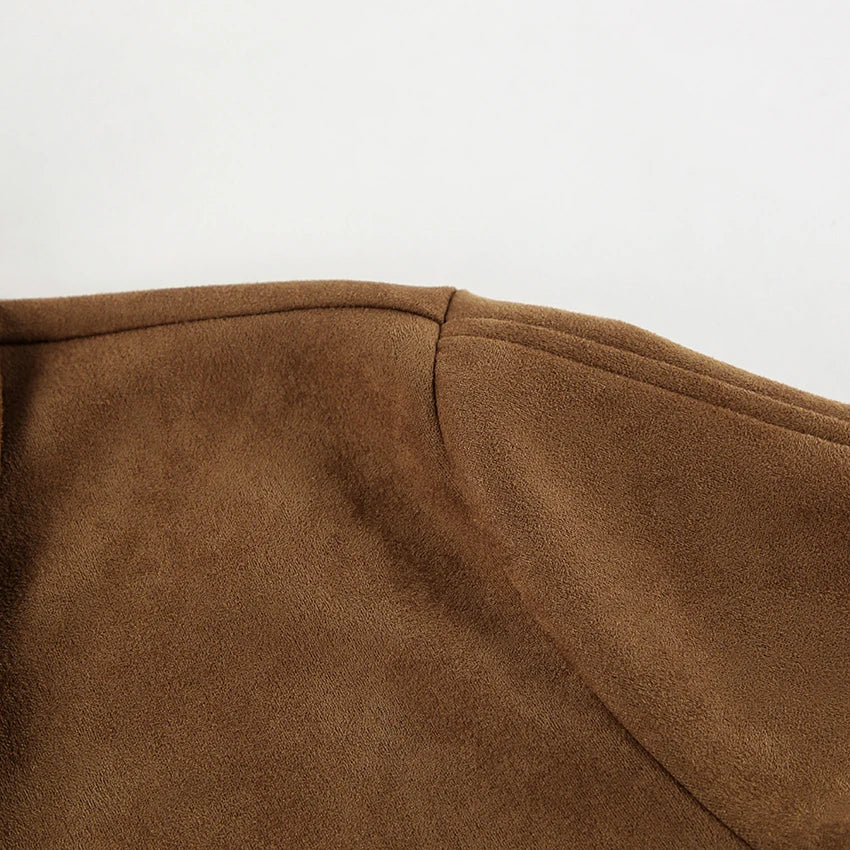 Abuuula's Brown Deerskin Velvet Coats