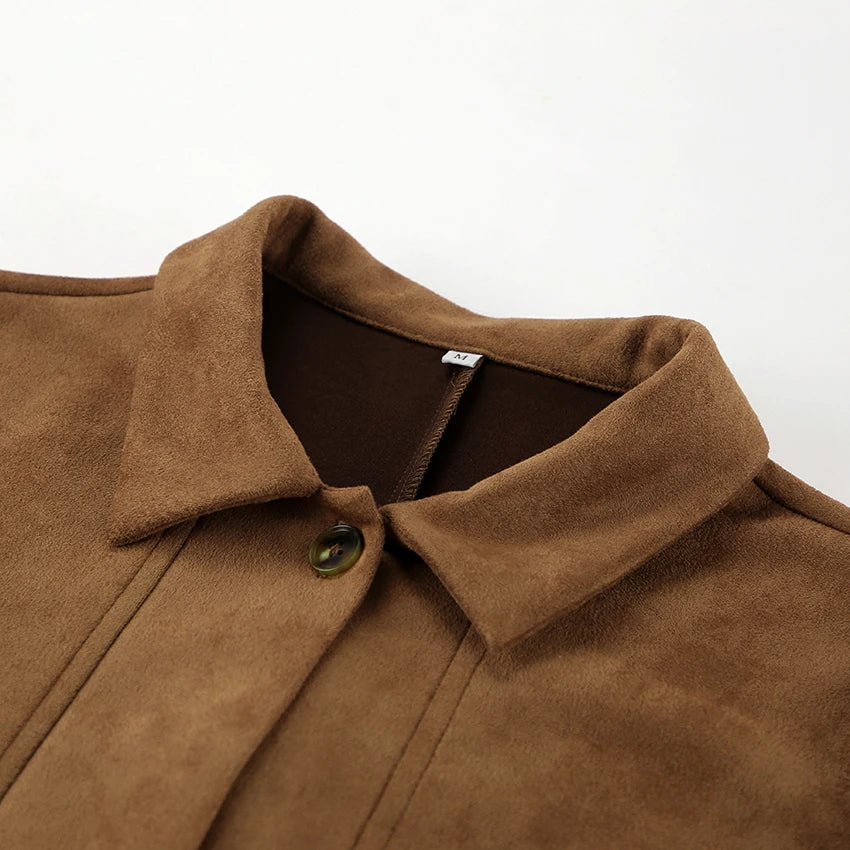 Abuuula's Brown Deerskin Velvet Coats