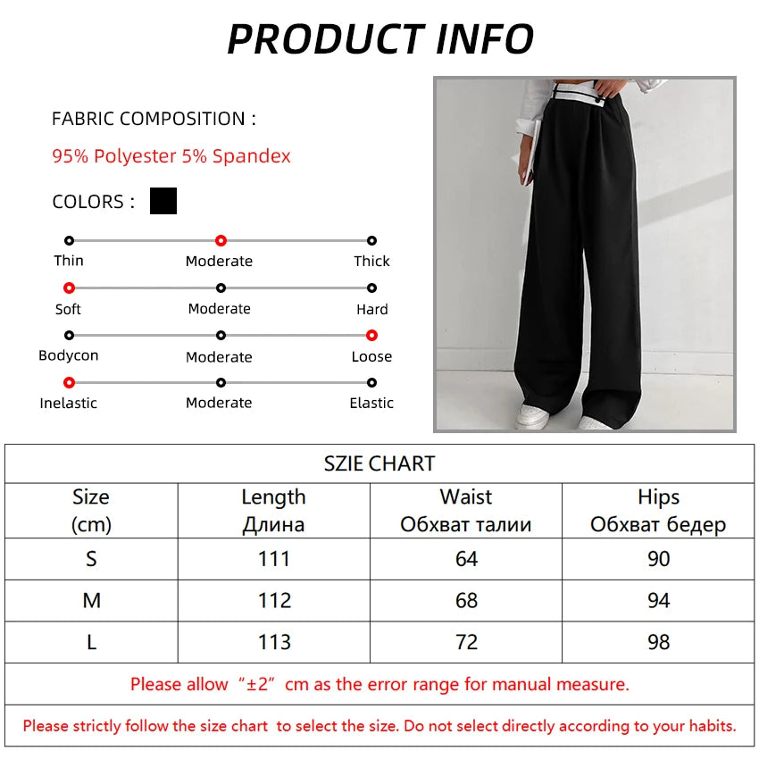 Abuuula's Black Pleated Loose Pants