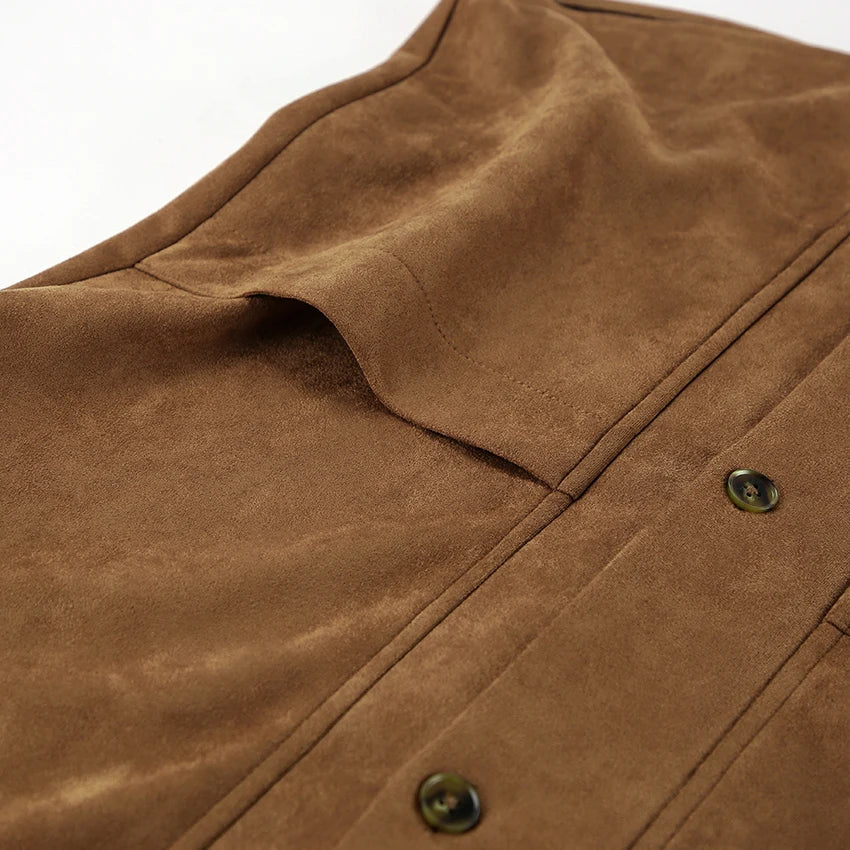 Abuuula's Brown Deerskin Velvet Coats