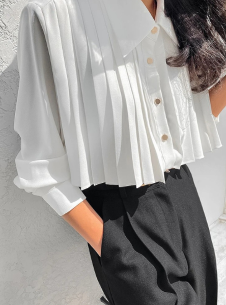 Abuuula's Pleated Shirts Blouses